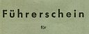 F&uuml;hrerschein